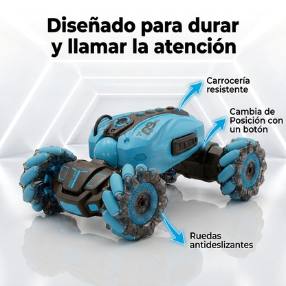 &nbsp;RC Car Stunt Car para Niños, Coche a Control Remoto 360° con Acrobacias y Giros, Auto RC Todoterreno para Niños y Niñas, Juguete de Carreras y Regalo de Cumpleaños