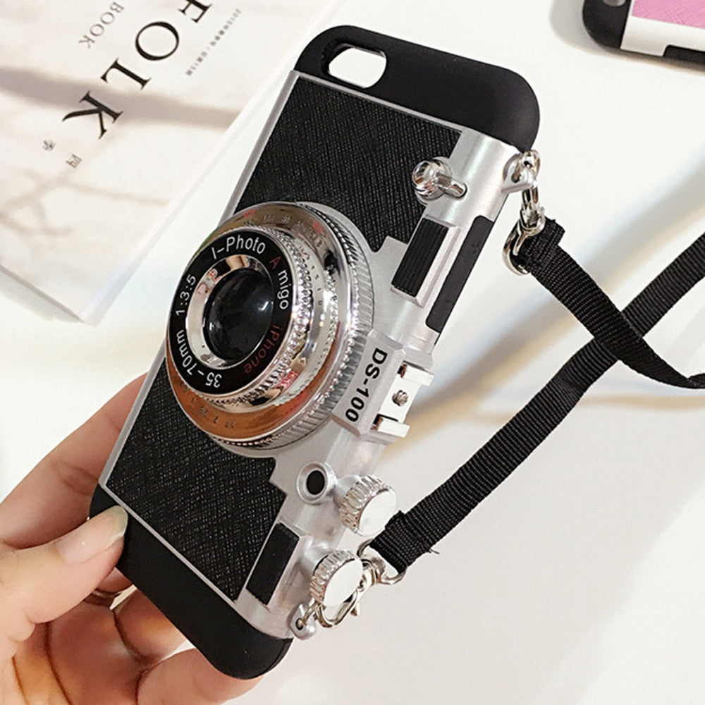 Cover Emily in Paris para iPhone X, Funda de Silicona y TPU con Correa, Funda Tipo Cámara