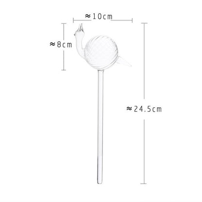 Houseplant Automatic Self Watering Glass Bird Watering Cans Flowers Plant Decorative Clear Glass Watering Device 12 Shapes