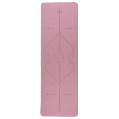 Yoga Mat with Position Line